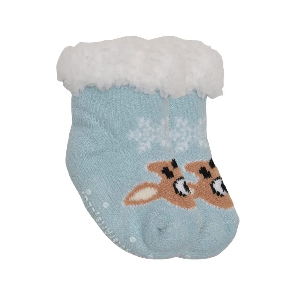 Rudolph the Red Nosed Reindeer Fleece- Lined Cozy Sock, 12-24M